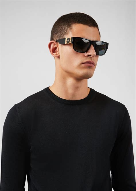 versace homme square chrome sunglasses|Versace glasses unisex.